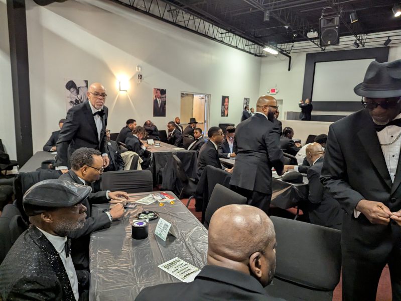 500 Black Tuxedos group photo — Fire HQ